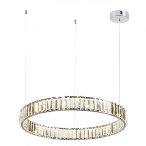 4930/36L L-VISION ODL24 591 хром/прозрачный металл/хрусталь Люстра LED 36W 4000K 4280Лм VEKIA