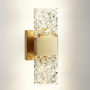 4364/5WL HIGHTECH ODL23 433 матовое золото/металл/стекло Настенный св-к IP20 LED 10W 612Лм 3000K RICCI