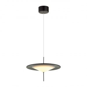 5012/16L L-VISION ODL23 389 черный/белый матовый металл/акрил Подвес LED 16W 3000K STEKA