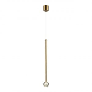 4374/3LA HIGHTECH ODL26 279 Подвесной светильник золото/хрустальн. стекло/металл IP20 LED 3W 400Лм 3000K 220-240V FIANO