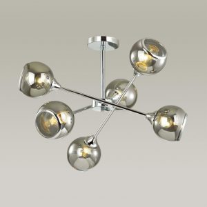 4530/6C COMFI LN21 000 хром, дымчатый Люстра потолочная E27 6*60W 220V SANDRA