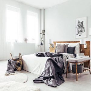 3745/1A MODERNI LN26 525 никель/белый, металл/текстиль Бра E14 40W + LED 3W 4000K 220V NIKKI