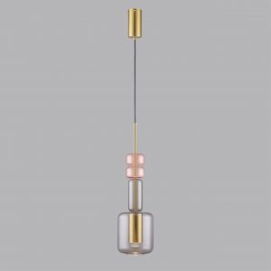 6504/1 SUSPENTIONI LN26 385 бронза, розовый, серый Подвес GU10 50W 220V VERONA