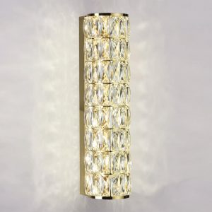 4926/8WL L-VISION ODL24 581 золото/металл/хрусталь Настенный светильник LED 8W 4000K 463Лм PANTA
