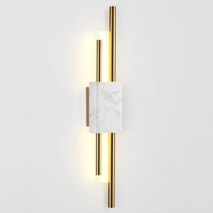 4359/10WL MIDCENT ODL23 175 белый мрамор/золотистый металл Настенный светильник IP20 LED 10W 655Лм 3000K MARMI