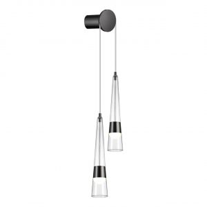 N ODL24 000 глянц.темн.хром/прозрачный/металл/стекло Бра LED 24W 3000K 2536Лм LUMP