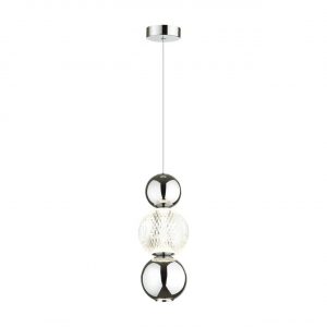 5007/7LA L-VISION ODL23 573 хром/прозрачный/металл/акрил Подвес LED 7W 4000K 300Лм CRYSTAL