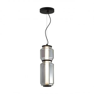 5408/20L HIGHTECH ODL_EX24 103 черный/дымчатый/металл/стекло/акрил Подвес LED 20W 3000K 1480Лм JAM