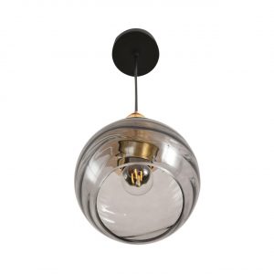 8299/1A MODERNI LN26 368 бронза/смоки/амбер/желтый, металл/стекло Подвес E27 1*40W 220V WALMA