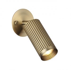 7013/1WA HIGHTECH ODL25 477 Настенный св-к поворотный на 180°/350° металл/под латунь IP20 LED GU10 10W 220V MANCHESTER