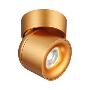 358810 OVER NT21 416 матовое золото Светильник накладной светодиодный IP20 LED 10W 850Лм 4000K 220V GESSO
