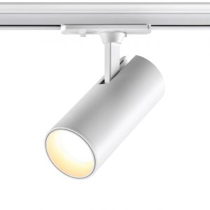 359159 PORT NT23 238 белый Светильник трековый однофазный трехжильный IP20 LED 24W 220V 3000К 2300Лм SELENE