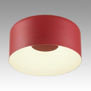 7691/26L AVRA LED SN 579 Светильник металл/акрил/белый/красный LED 26Вт 4000K D260 IP20 CONFY