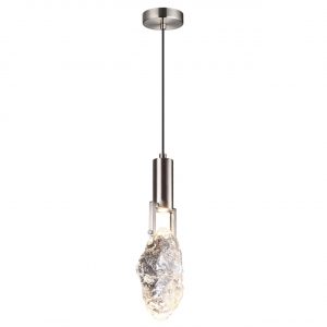 6696/5L MIDCENT ODL24 239 Подвесной светильник матовый никель/металл/стекло IP20 LED 5W 200Лм 3000K LIA