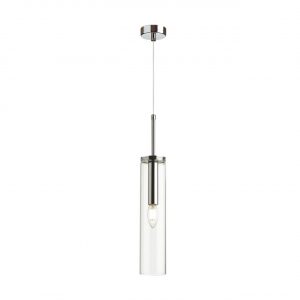 4695/1 PENDANT ODL20 000 хром/прозрачный Подвес E14 1*40W KLUM
