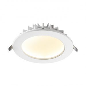 358806 SPOT NT21 556 белый Светильник встраиваемый светодиодный IP20 LED 12W 960Лм 3000K 100-240V GESSO