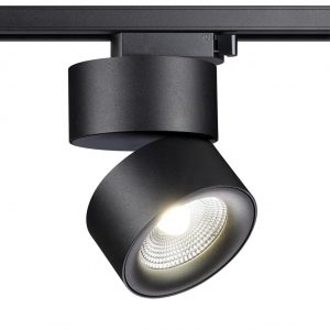 358785 PORT NT21 283 черный Светильник трековый однофазный трехжильный IP20 LED 25W 4000K 2200Лм 100-265V GRODA