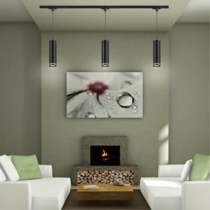 7 черный Светильник трековый однофазный трехжильный IP20 LED 3000K 12W 160-265V ARUM