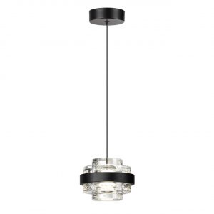 5031/6L L-VISION ODL24 000 чёрный/металл/акрил Подвес LED 6W 4000K 432лм KLOT