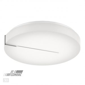 3086/CL SN Светильник пластик/хром LED 30Вт 4000К D330 IP43 PIN