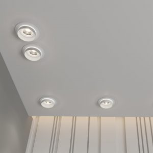 370781 SPOT NT21 595 белый Светильник встраиваемый влагозащищенный IP44 GU10 9W 220V WATER