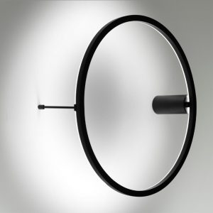 4386/24WL HIGHTECH ODL23 000 черный/металл Настенный светильник IP20 RGB динамическая подсветка ПДУ в комплекте LED 24W 3000K OMEN
