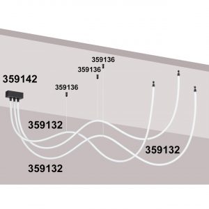 359132 KONST NT23 084 черный Светильник светодиодный IP20 LED 3000K 38W 170-265V 3800Лм RAMO