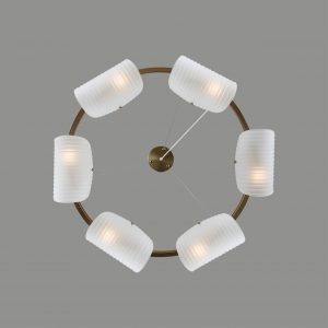 6571/6 NEOCLASSI LN26 193 медный/белый/металл/стекло Люстра E14 6*60W 220V FIORO