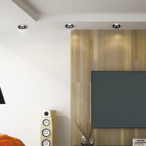 358691 SPOT NT21 462 белый/черный Светильник встраиваемый светодиодный IP20 LED 4000К 10W 100-265V KNOF