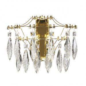7000/25WL CLASSIC ODL_EX25 069 Настенный светильник металл/хрусталь/нерж сталь IP20 LED 25W 4000K 220-240V FLAMENCO