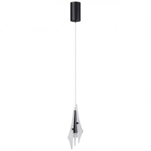 5442/6LA L-VISION ODL_EX26 059 черный/бел.матовый/металл/стекло/акрил Подвес LED 6W 3000K 633Лм AFALINA